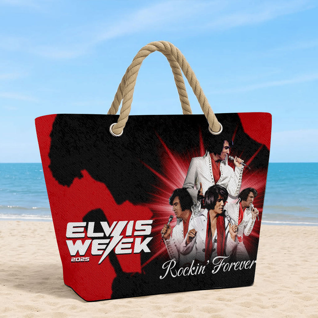 Elvis Presley Hemp Rope Tote Bag – HOATT 11691