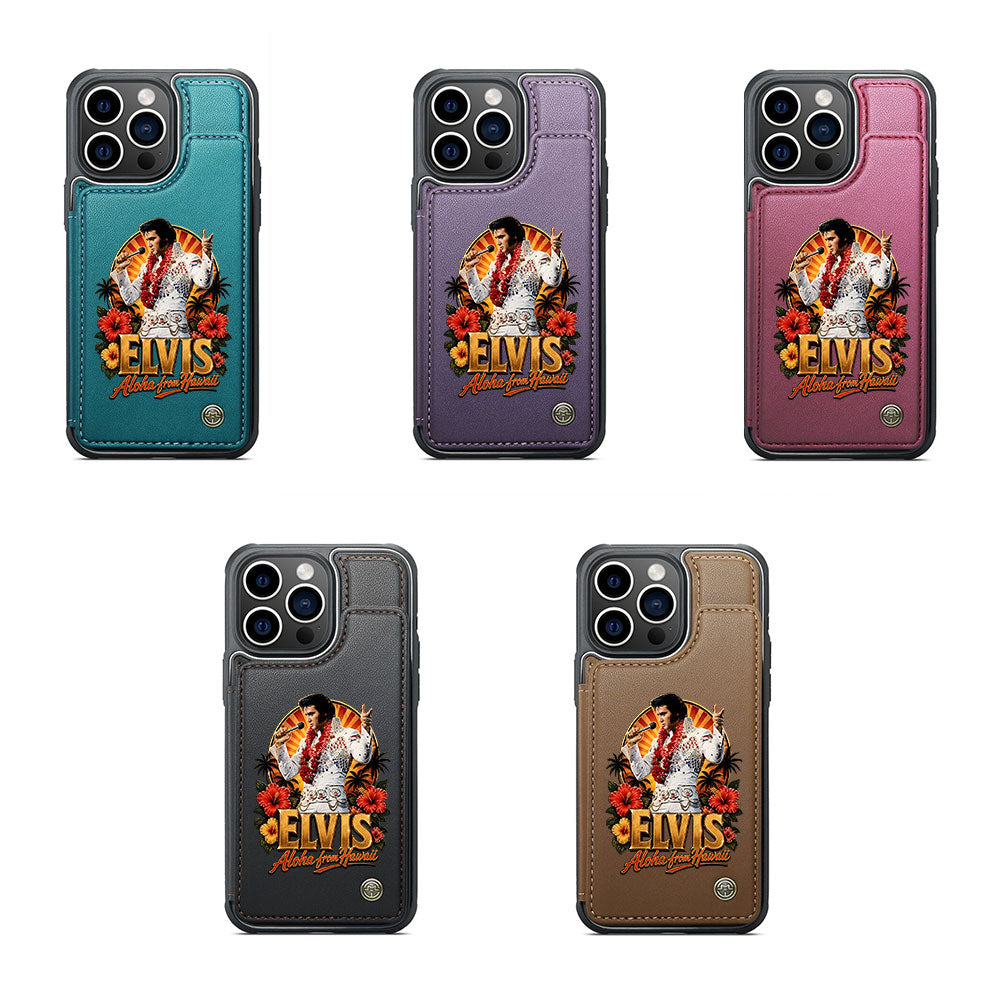 Elvis Presley Leather Wallet Phone Case – TMTHU7510