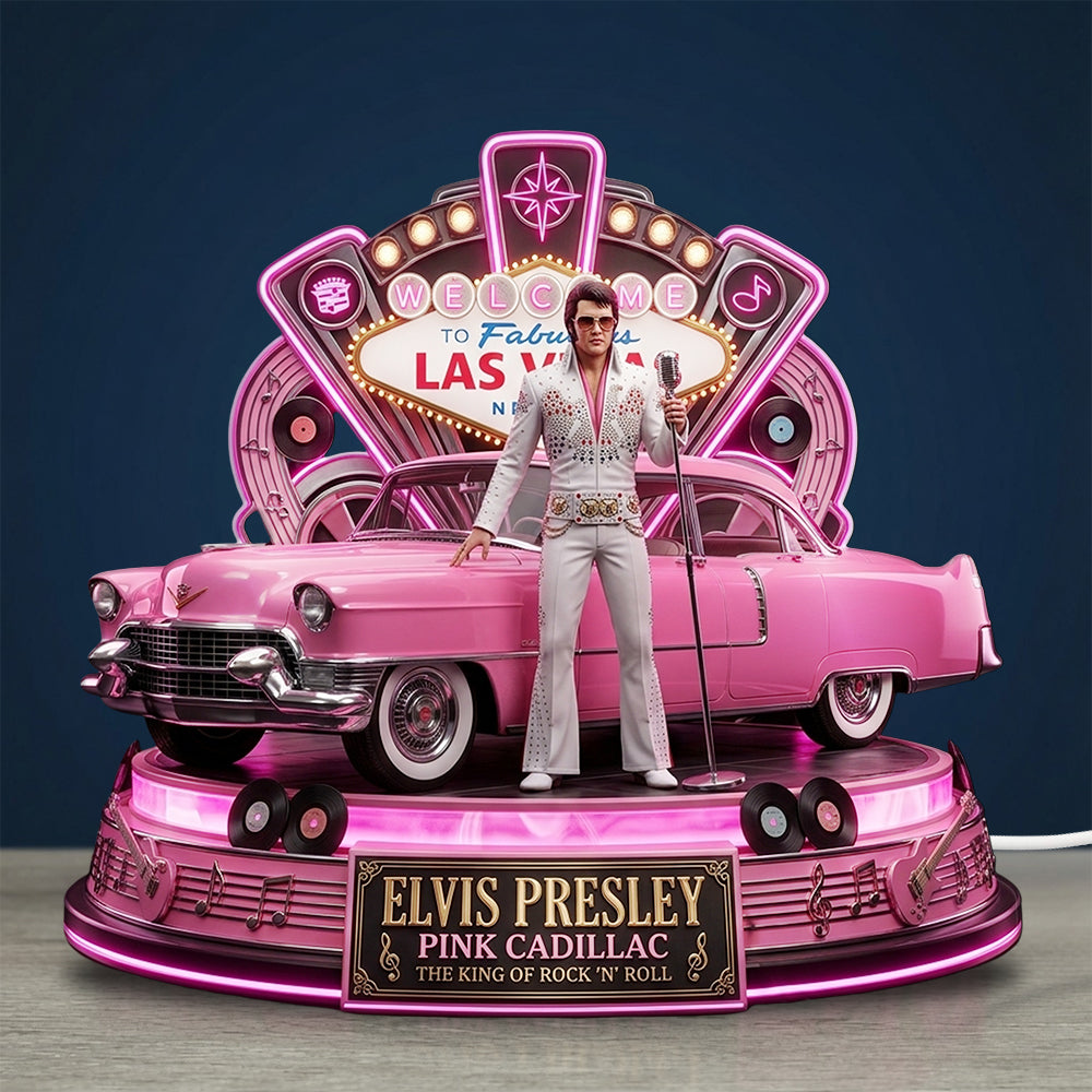 Elvis Presley Custom Shape Acrylic Light Box – TMTHU6656