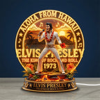 Elvis Presley Custom Shape Acrylic Light Box – TMTHU6692
