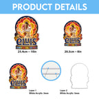 Elvis Presley Custom Shape Acrylic Light Box – TMTHU7003