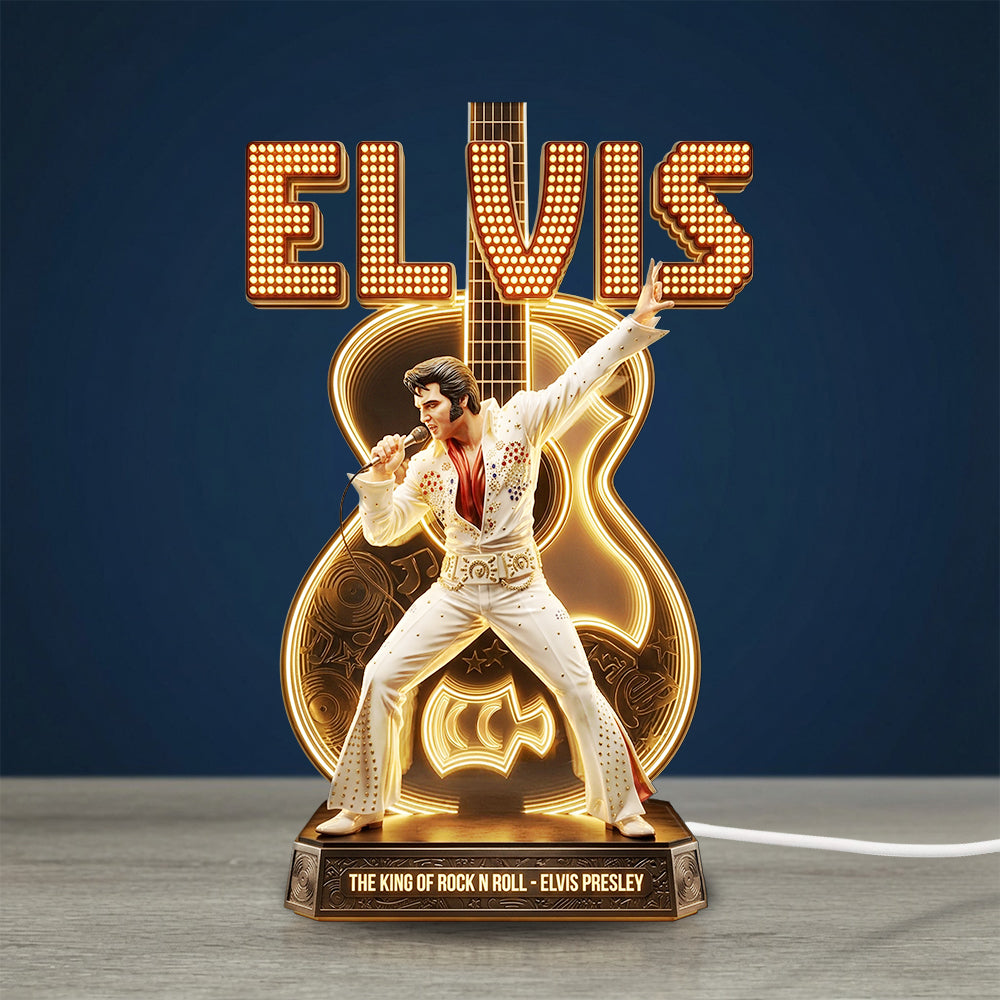 Elvis Presley Custom Shape Acrylic Light Box – TMTHU7004