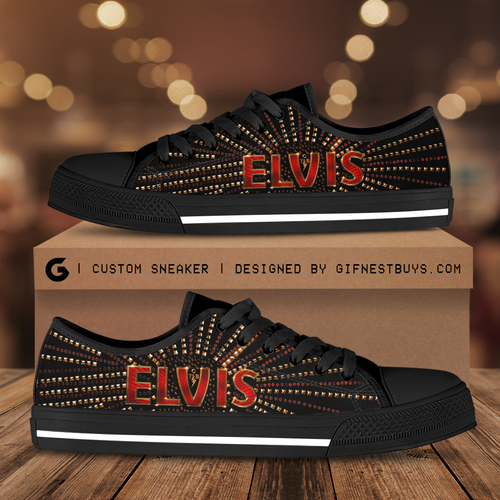 Elvis Presley Low Top Canvas Shoes – TANTN 6301