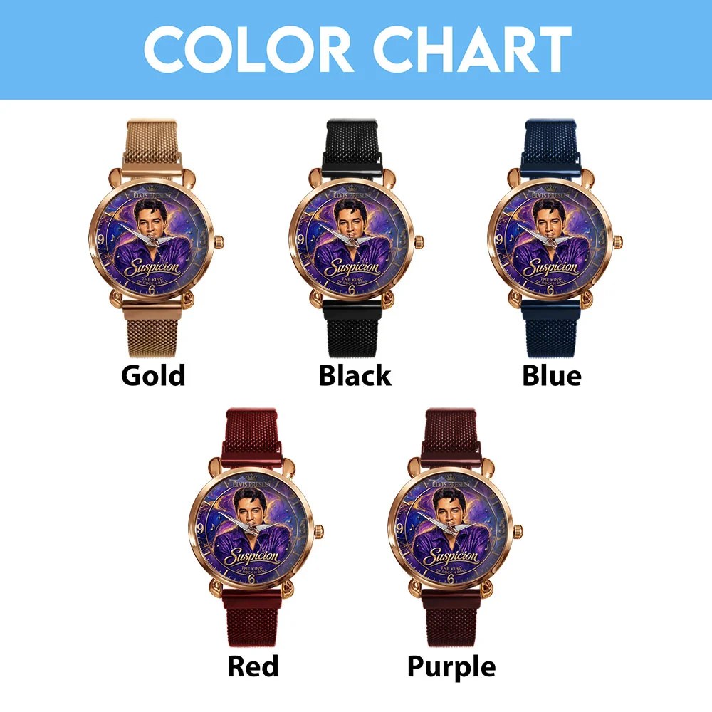 Elvis Presley Mesh Strap Quartz Watch – TMTHU10262