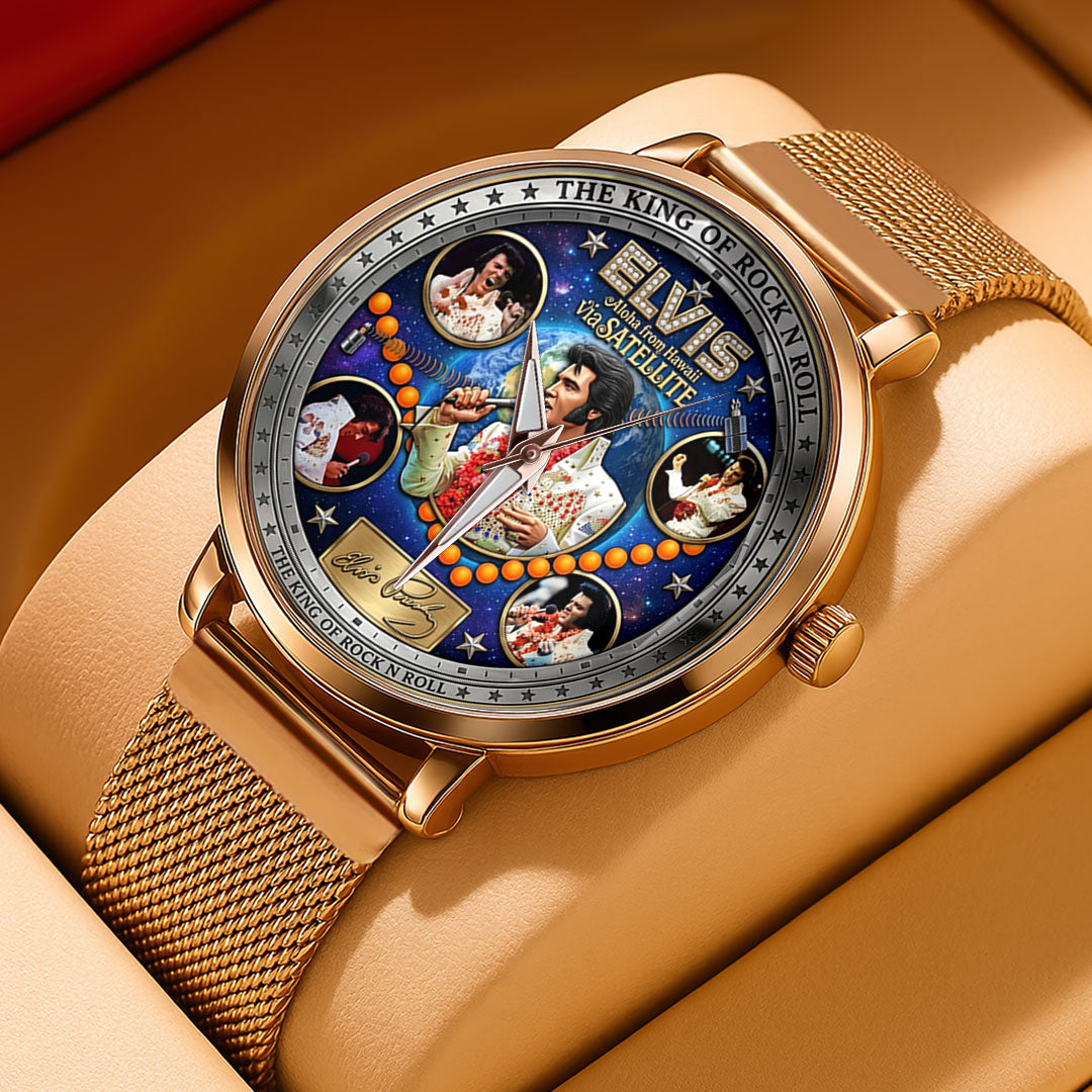 Elvis Presley Mesh Strap Quartz Watch – TMTHU6503