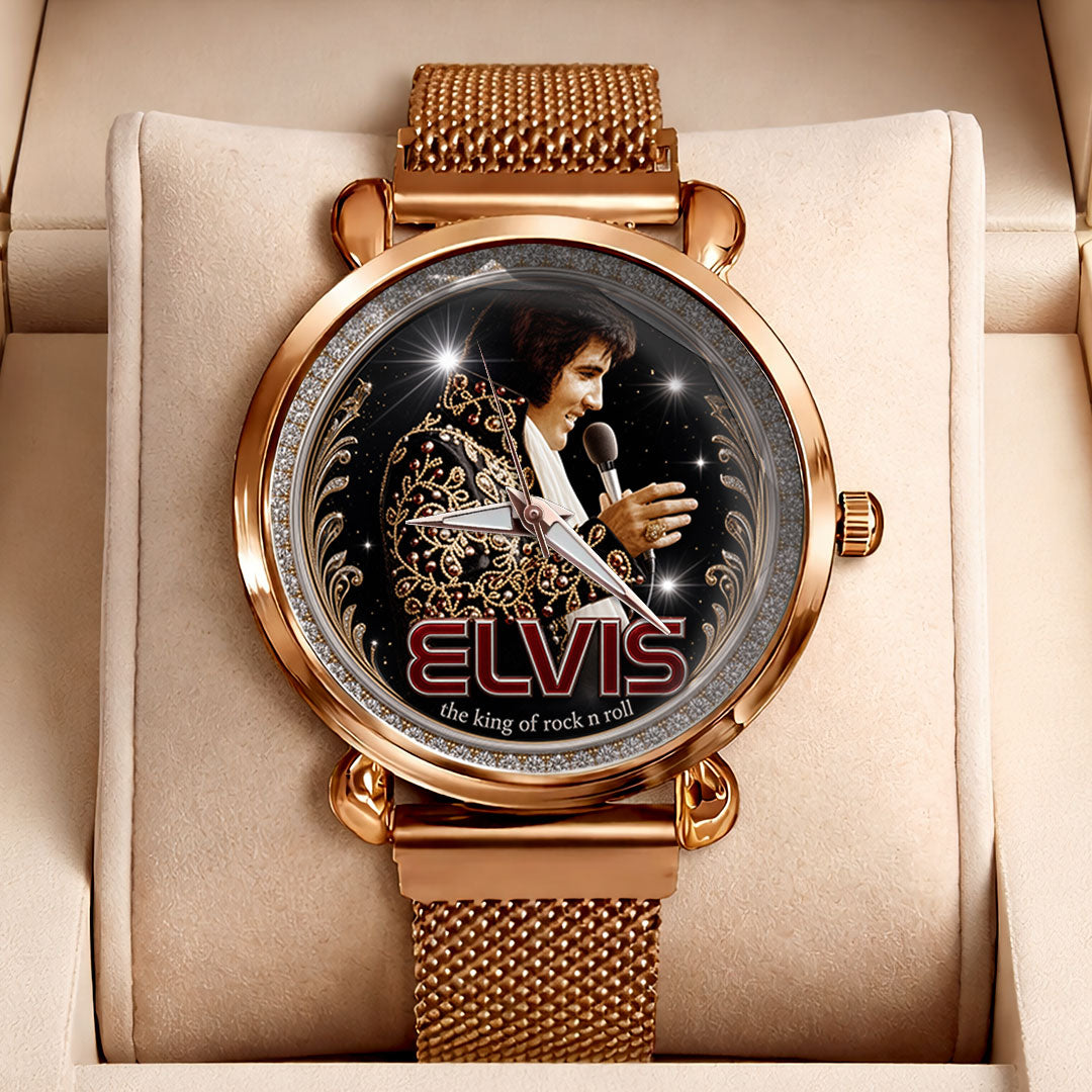 Elvis Presley Mesh Strap Quartz Watch – TMTHU8114
