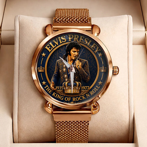 Elvis Presley Mesh Strap Quartz Watch – TMTHU8725