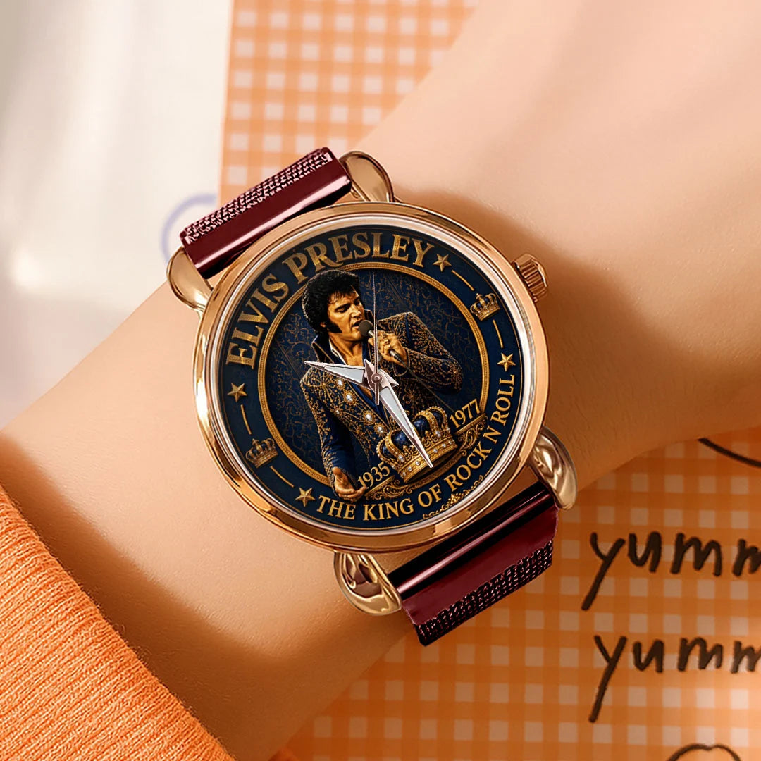 Elvis Presley Mesh Strap Quartz Watch – TMTHU8725