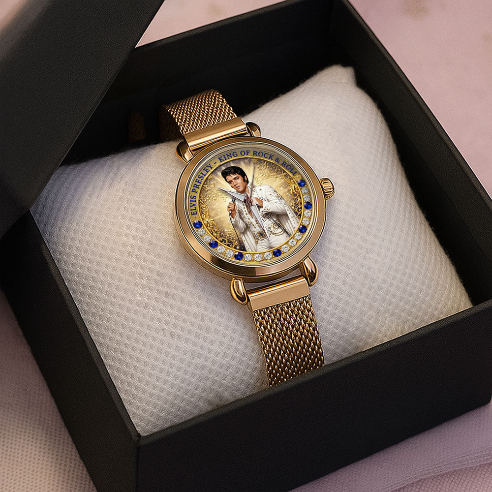Elvis Presley Mesh Strap Quartz Watch – TMTHU3309