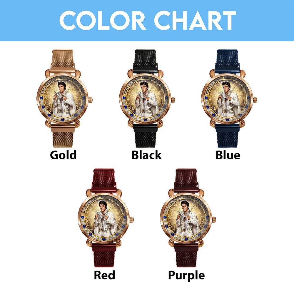 Elvis Presley Mesh Strap Quartz Watch – TMTHU3309