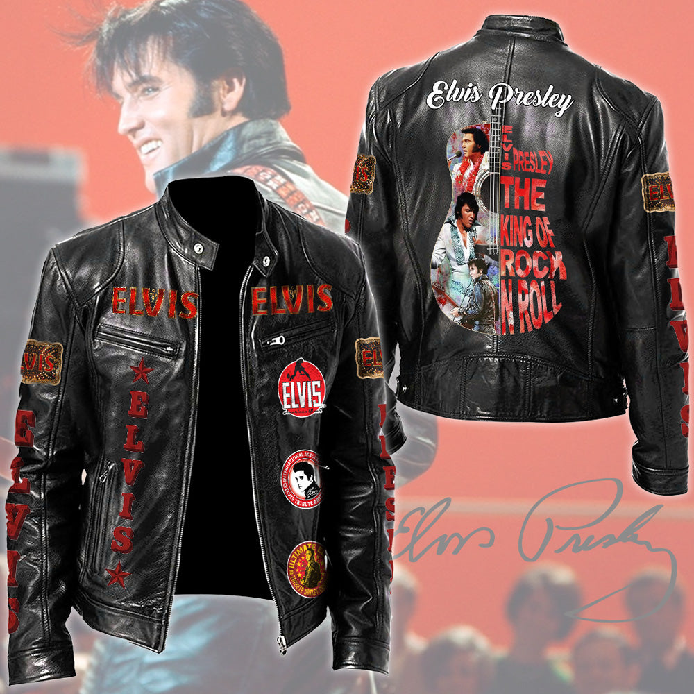 Elvis Presley Motorcycle Leather Jacket – TMTHU2868