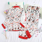 Elvis Presley Satin Pajama Set with Piping – TMTHU6771