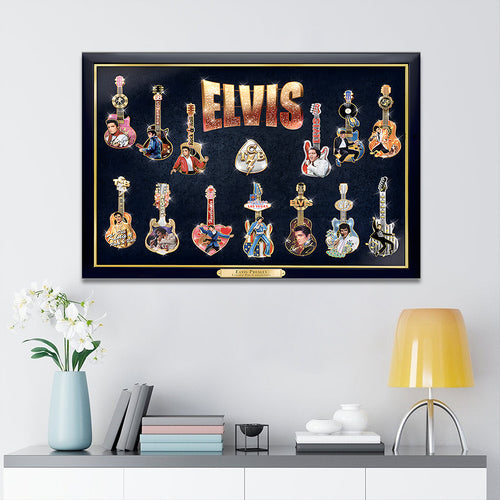 Elvis Presley Rectangle Canvas With Inner Frame – TMTHU5627
