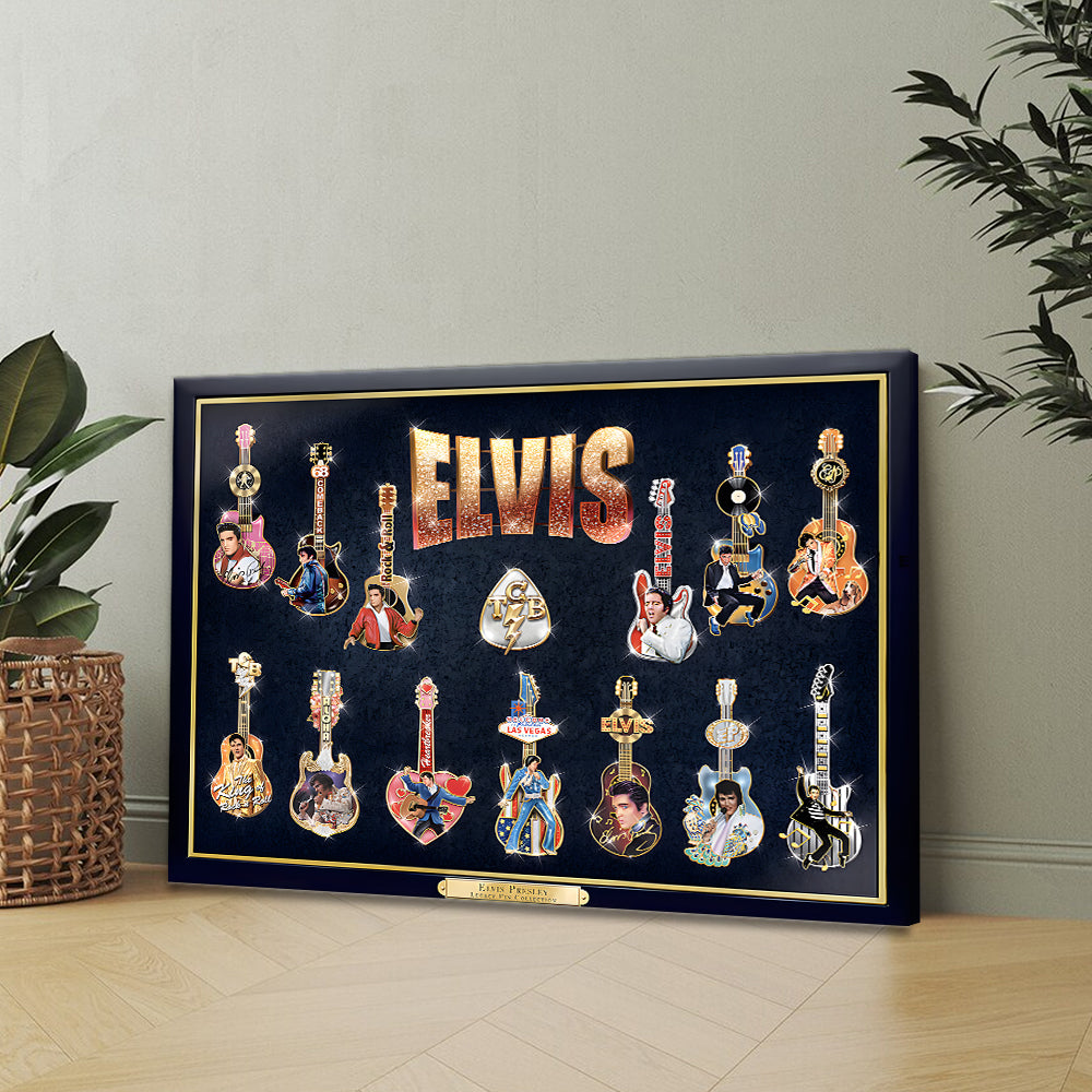 Elvis Presley Rectangle Canvas With Inner Frame – TMTHU5627