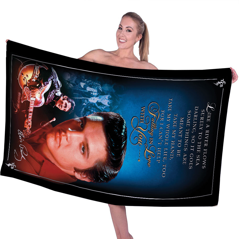 Elvis Presley Rectangle Beach Towel – MAITM 7279