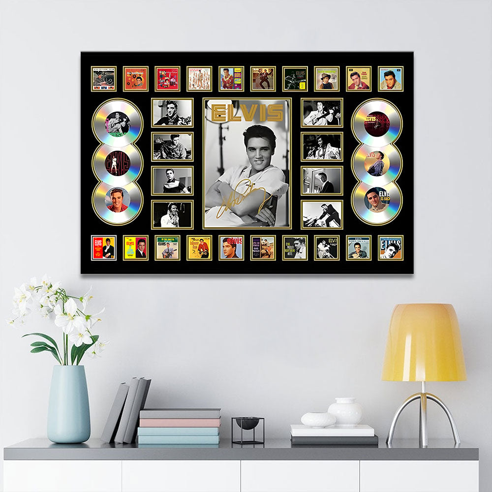 Elvis Presley Rectangle Canvas With Inner Frame – TANTN 11384