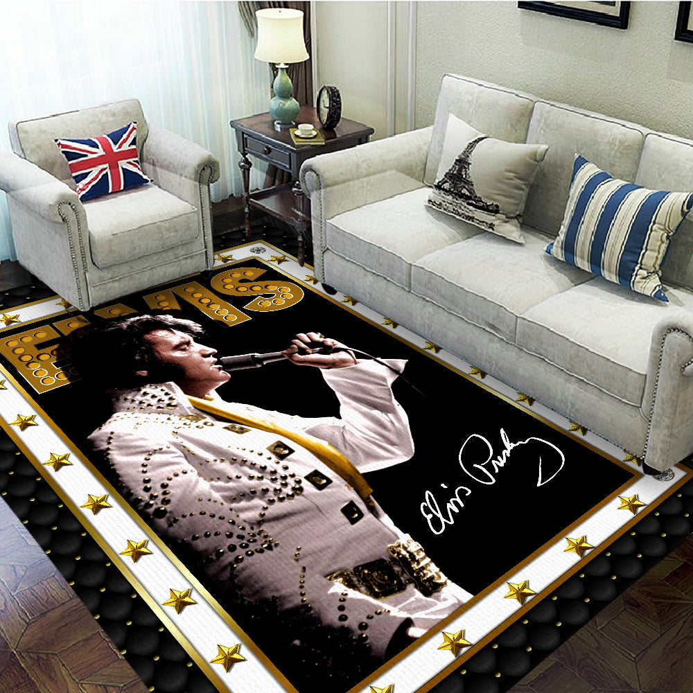 Elvis Presley Rectangular Rug – MAITM 7958