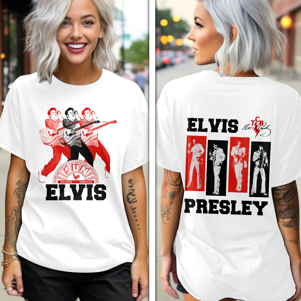Elvis Presley Black Stainless Steel Watch – GNE 877