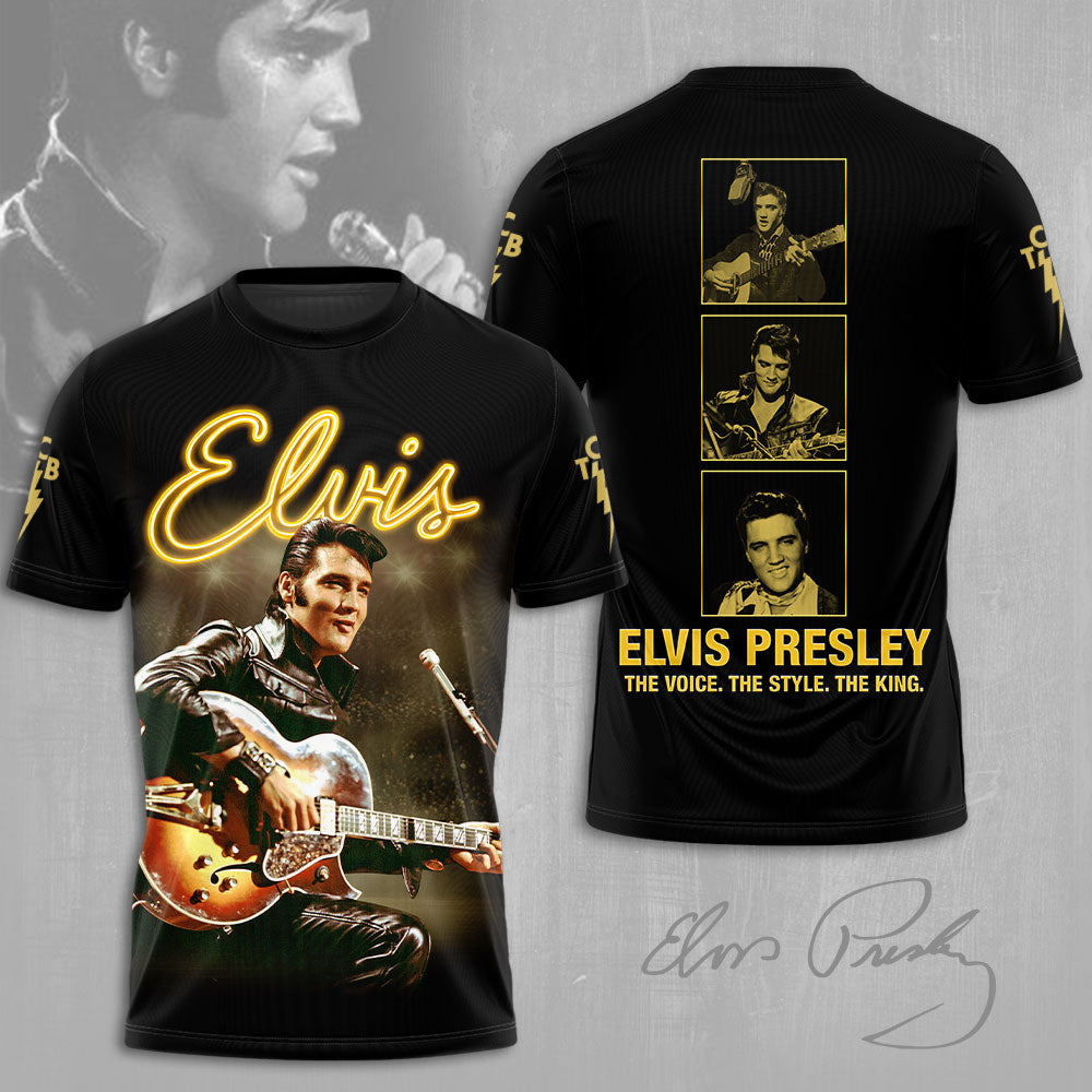 Elvis Presley Custom Shape 2-sided Keychain – HOATT 9022