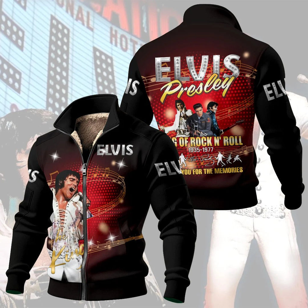 Elvis Presley Thick Knit Fleece Jacket – MAITM15291