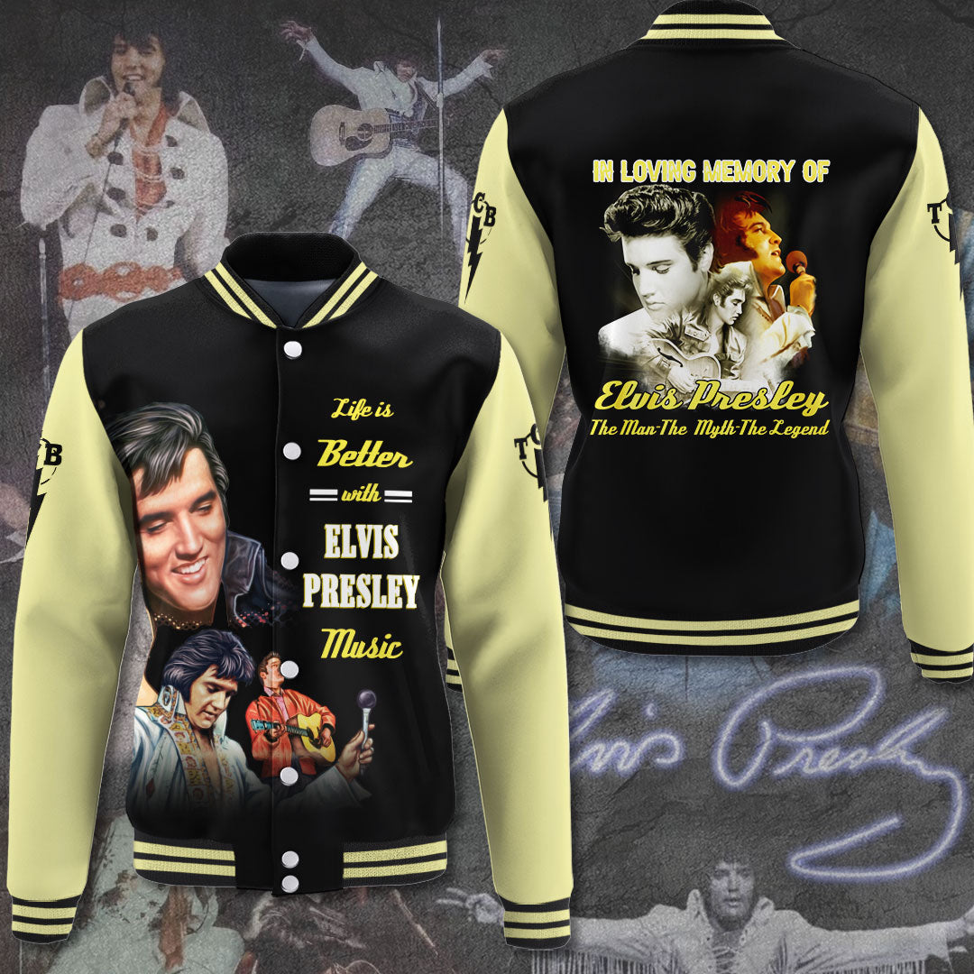 Elvis Presley Varsity Jacket – HUANNM 2970