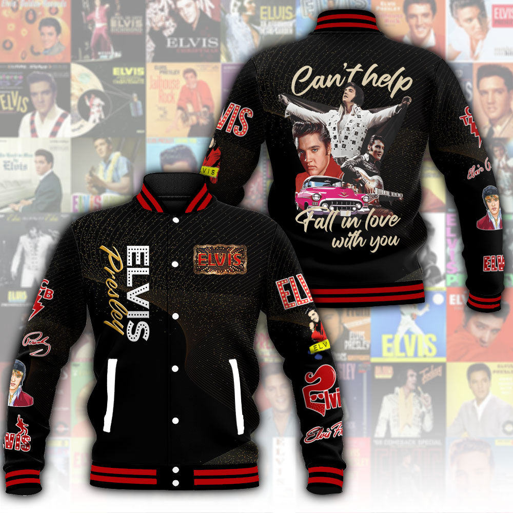 Elvis Presley Varsity Jacket – HUANNM 5535.1
