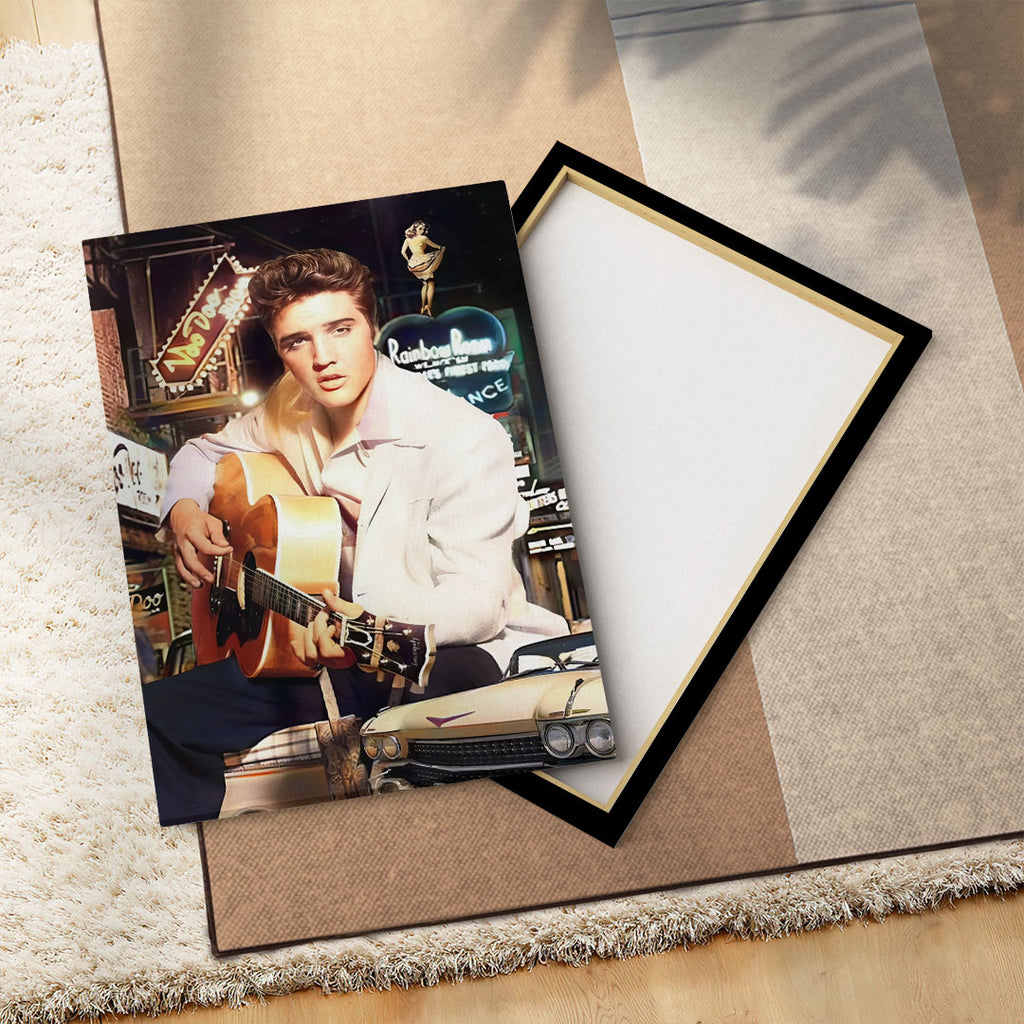 Elvis Presley Rectangle Canvas With Inner Frame – VANDH 3937