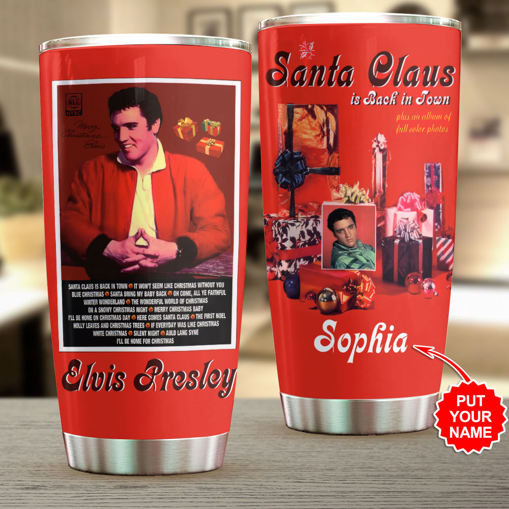 Personalized Elvis Presley Tumbler Cup – VANDH 3749