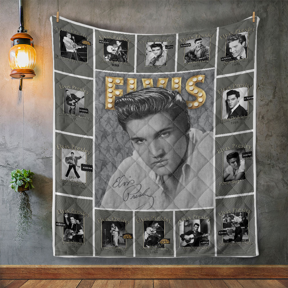 Elvis Presley Quilt Blanket – VANDH 2963