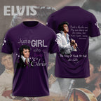 Elvis Presley Custom Shape 1-sided Keychain – HOATT 9247