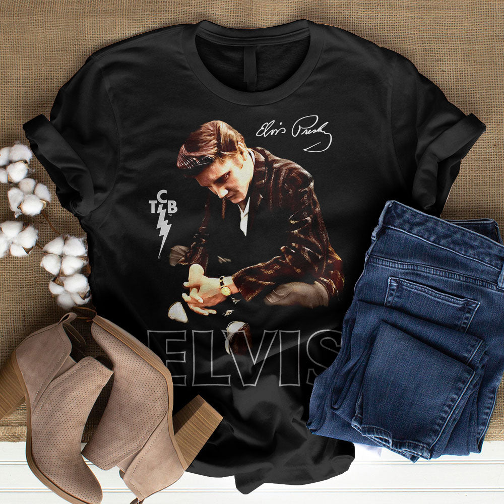 Elvis Presley Black Stainless Steel Watch – TANTN 5650