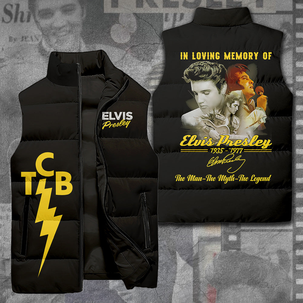 Elvis Presley 3D Sleeveless Down Jacket – TANTN 9390