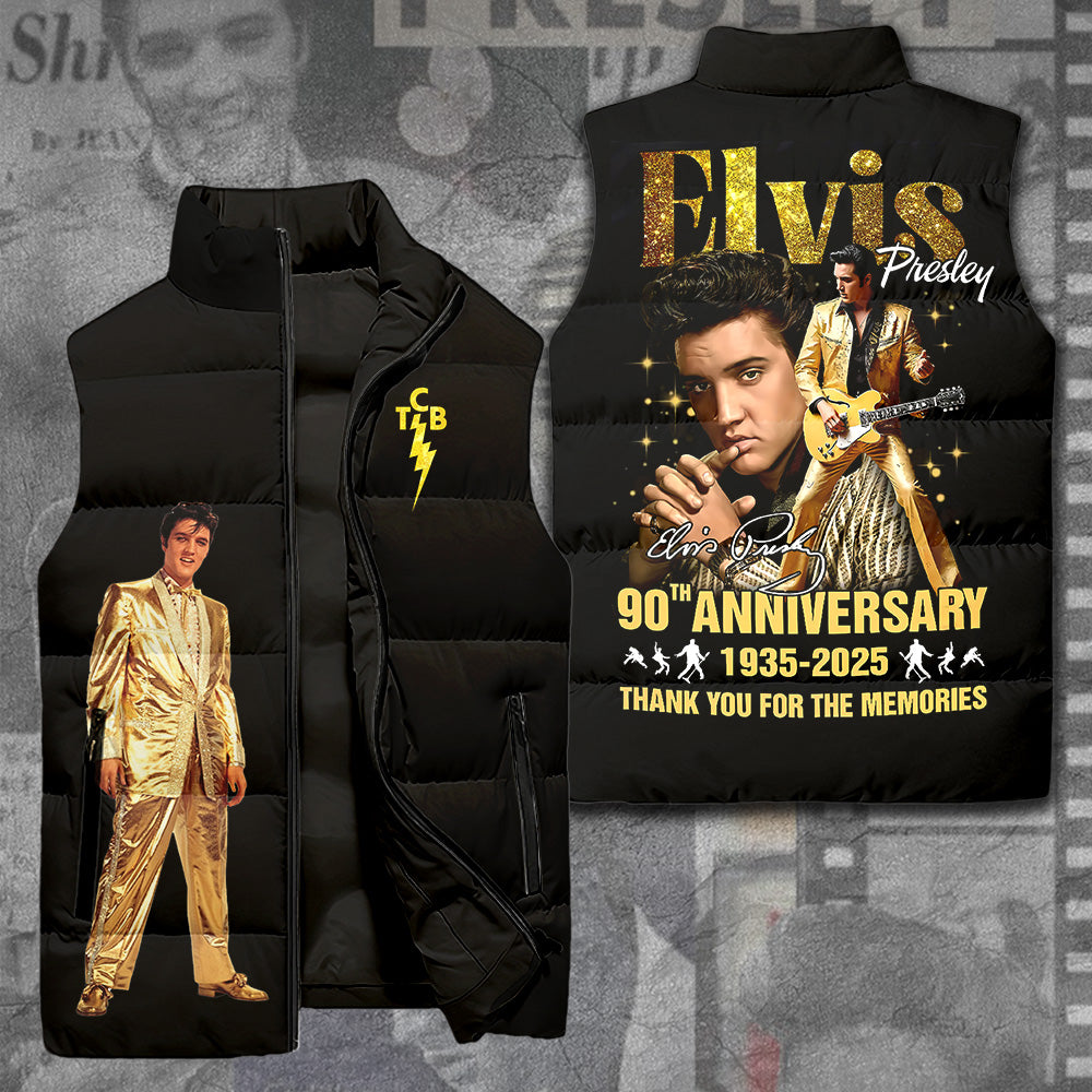 Elvis Presley 3D Sleeveless Down Jacket – TANTN 9392