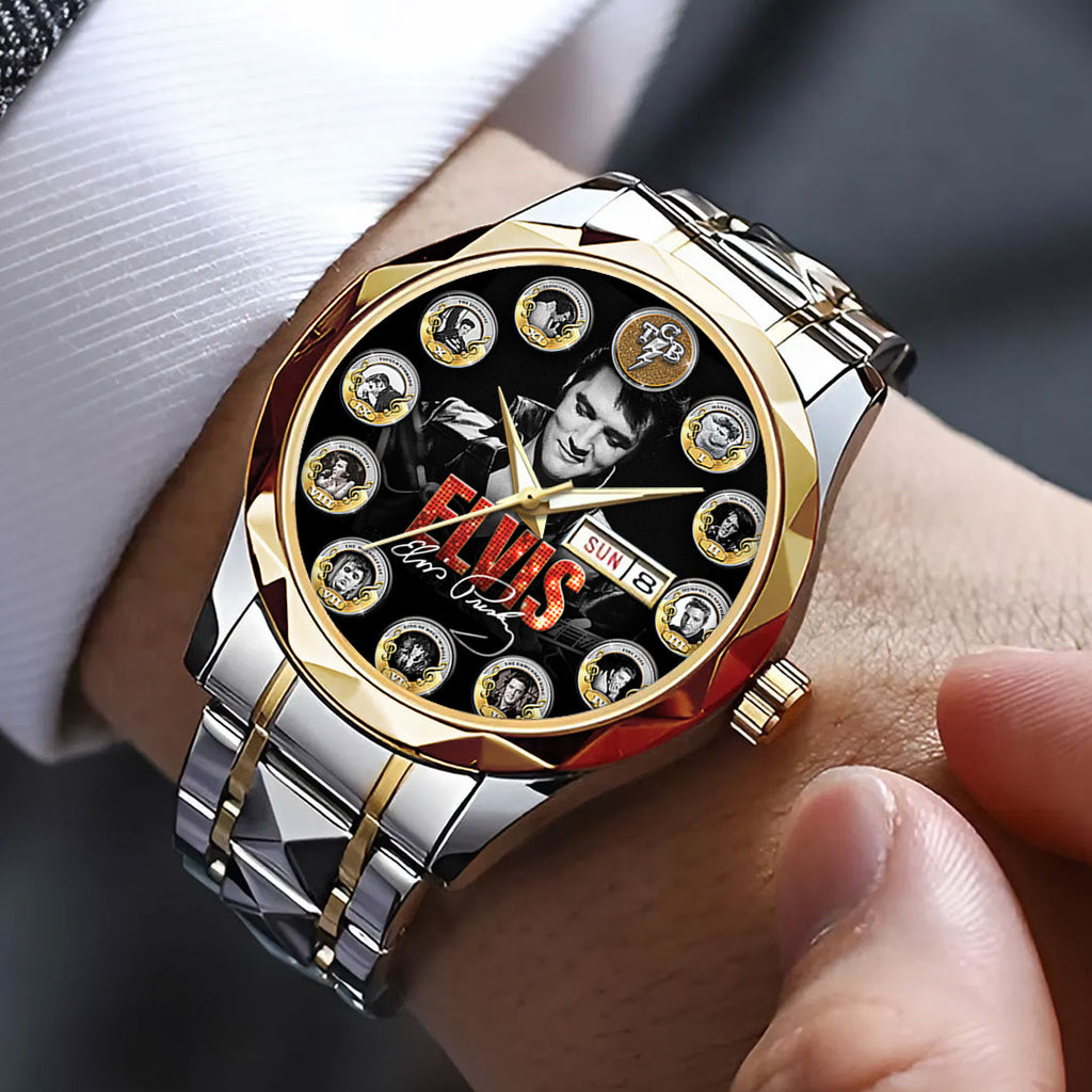 Elvis Presley Alloy Luxury Quartz Watch – GNE 3865