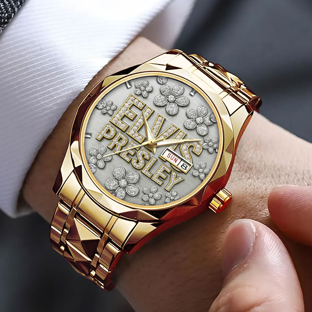 Elvis Presley Alloy Luxury Quartz Watch – GNE4215