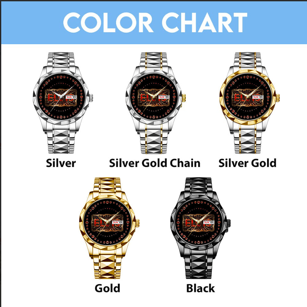 Elvis Presley Alloy Luxury Quartz Watch – TANTN 13962