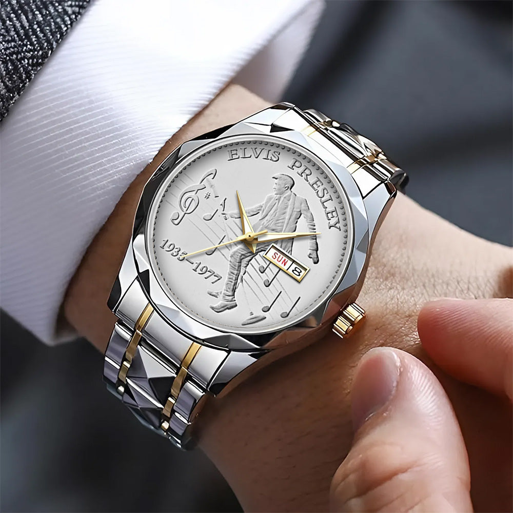 Elvis Presley Alloy Luxury Quartz Watch – TANTN15384