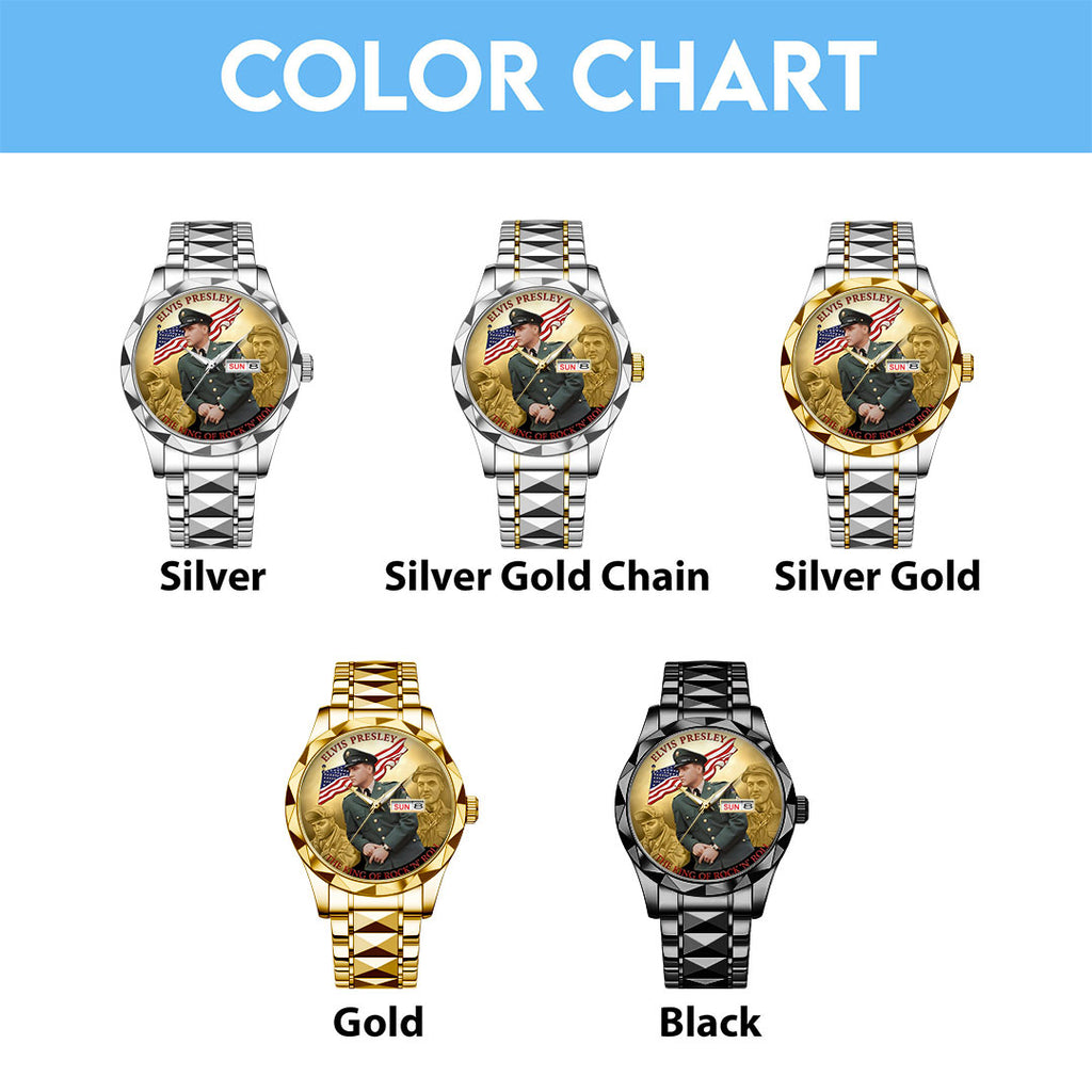 Elvis Presley Alloy Luxury Quartz Watch – TMTHU3017