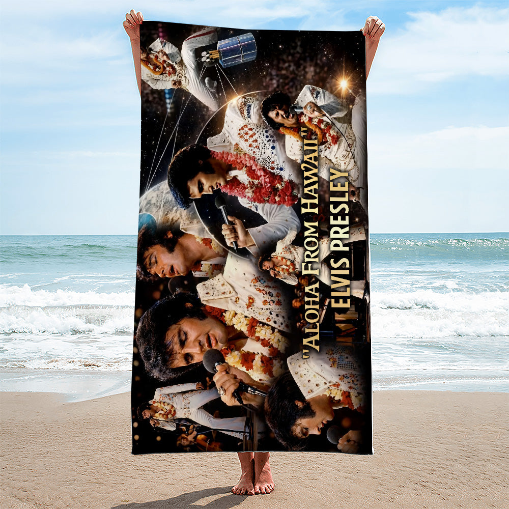 Elvis Presley Rectangle Beach Towel – GNE6313