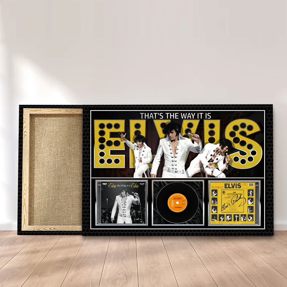 Elvis Presley Rectangle Canvas With Inner Frame – TANTN22028