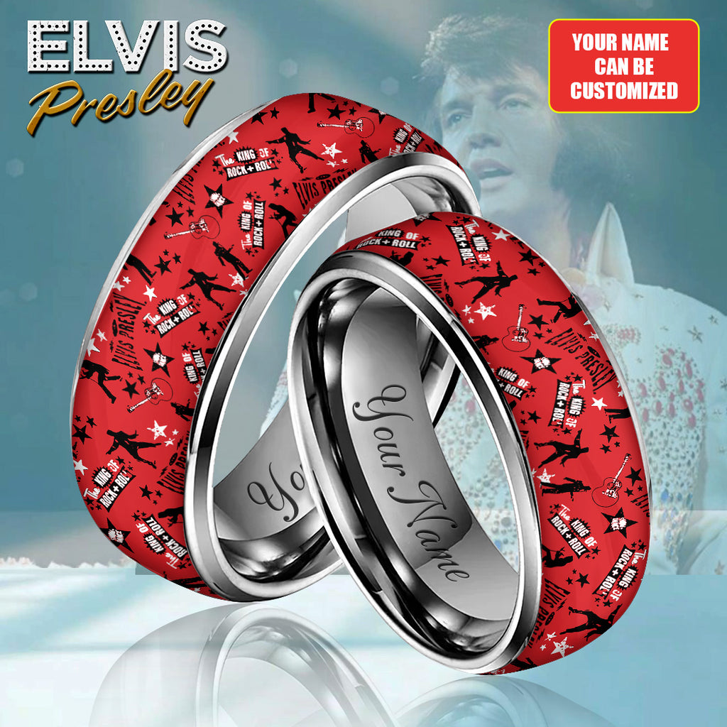 Personalized Elvis Presley Custom Alloy Ring – GNE4434
