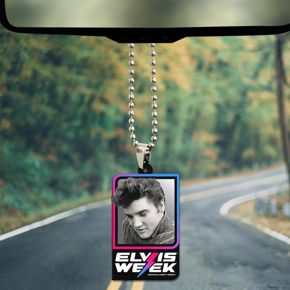 Elvis Presley Custom Shape 2-sided Acrylic Car Ornament – GNE 332