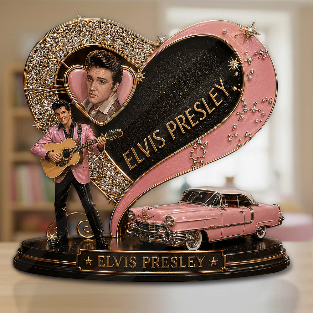 Elvis Presley Custom Shape Acrylic Plaque – GNE6783