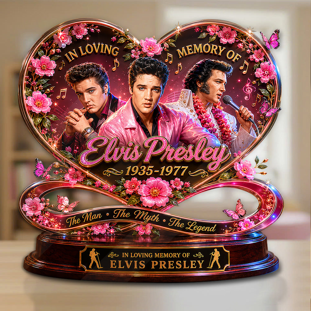 Elvis Presley Custom Shape Acrylic Plaque – GNE6786
