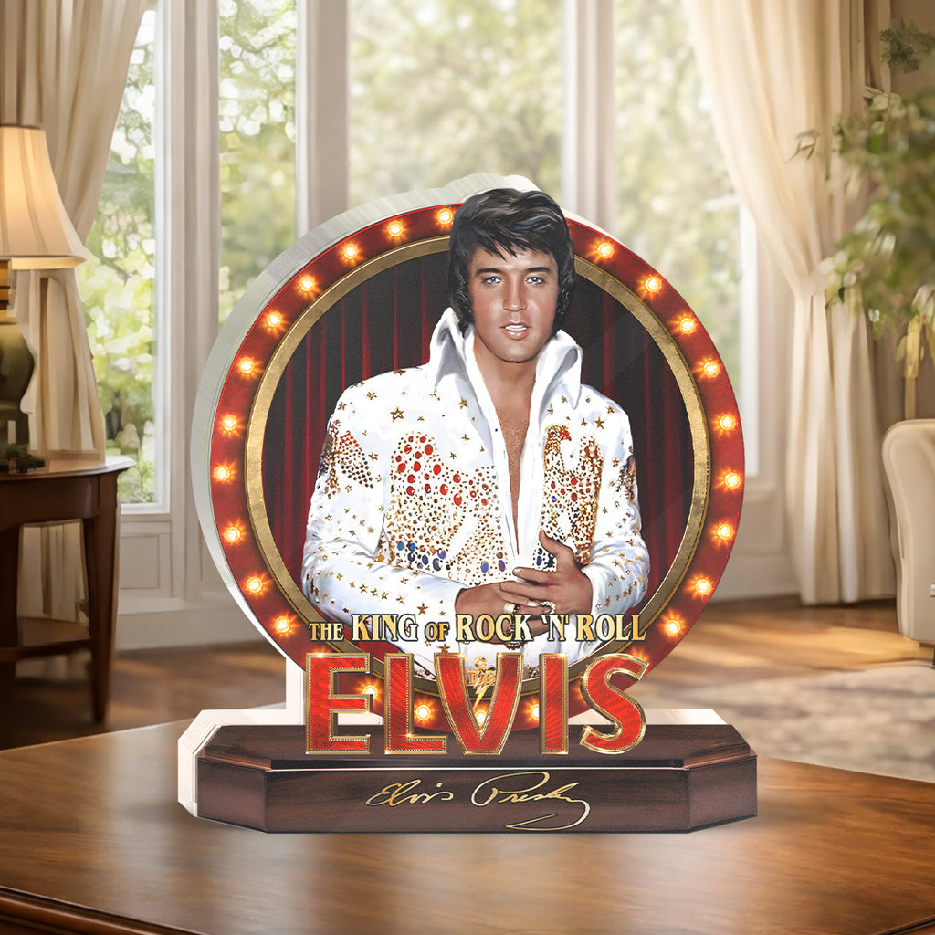 Elvis Presley Round Neck Raglan Sleeve Sweatshirt – HOATT 7137