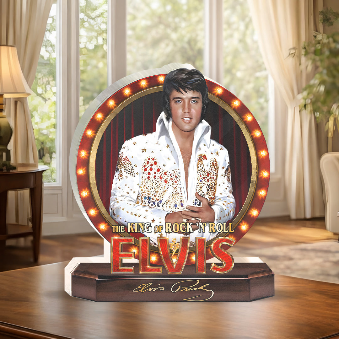 Elvis Presley Round Neck Raglan Sleeve Sweatshirt – HOATT 7137