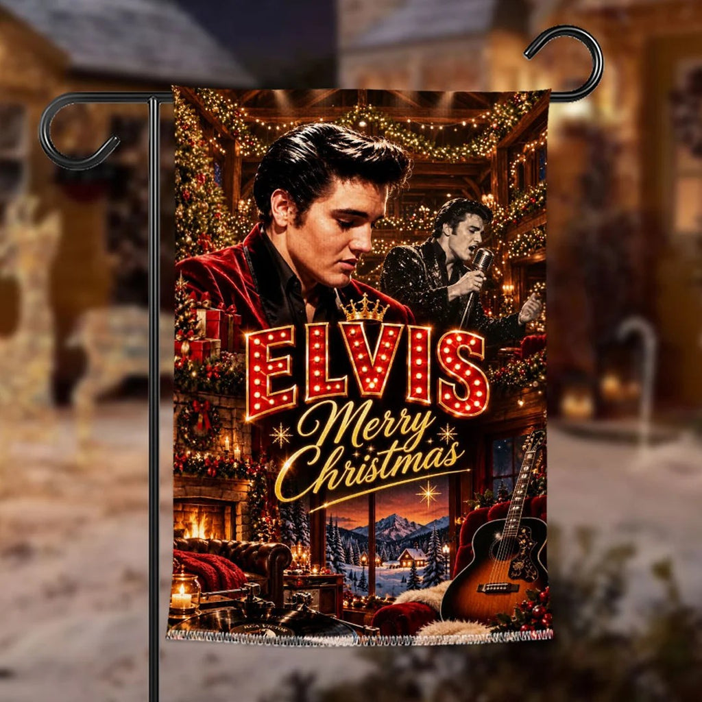 Elvis Presley Double-side Garden Flag – TANTN26065