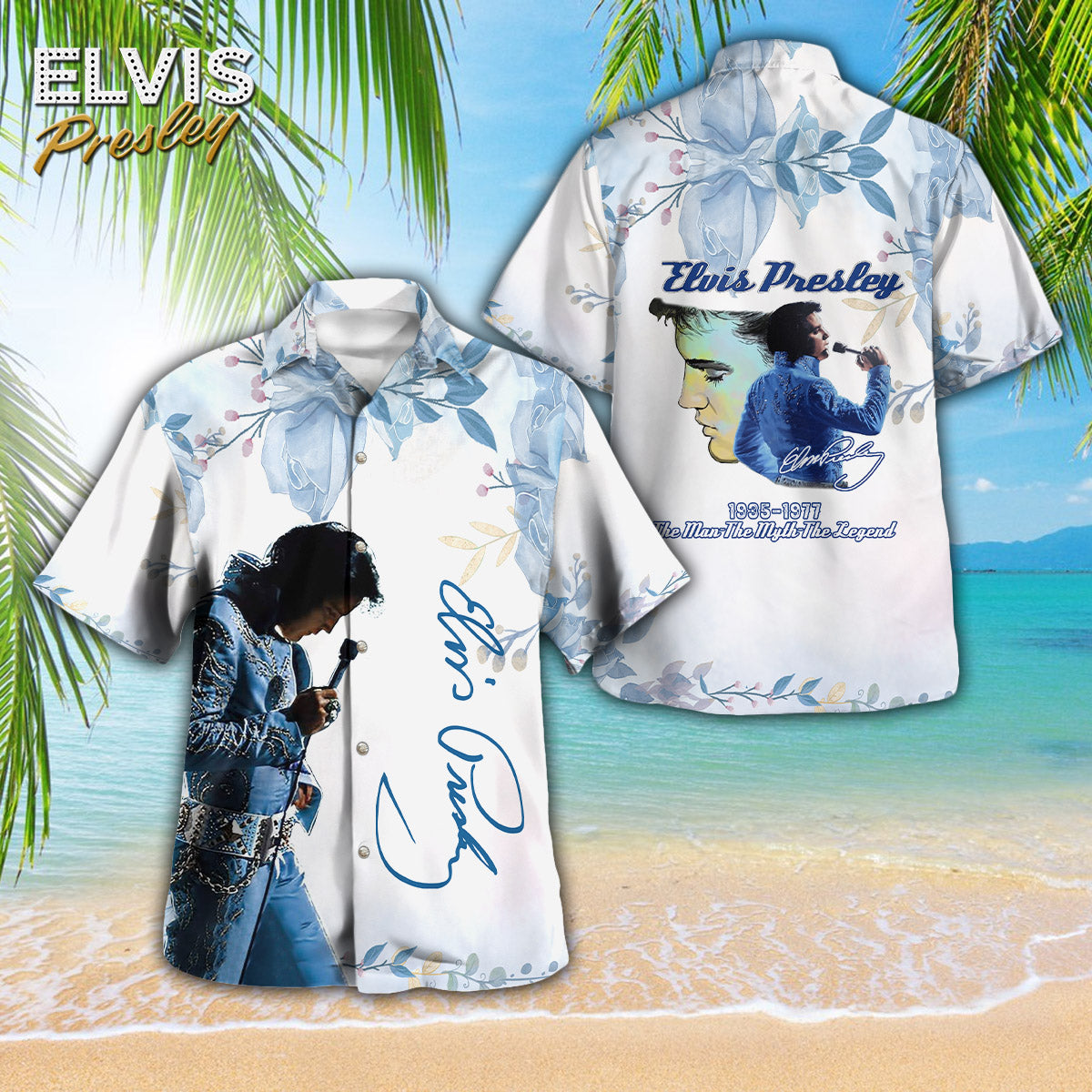 Elvis Presley Custom shape Clear 1-sided Acrylic Car Ornament – HOATT 5762
