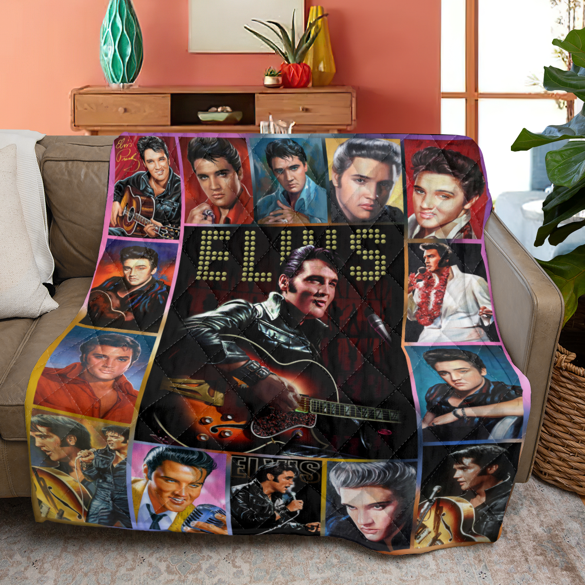Elvis Presley Quilt Blanket – HOATT 1201