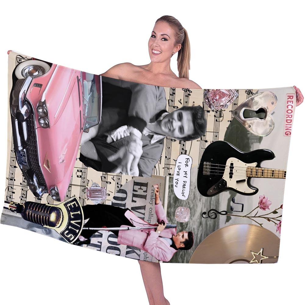 Elvis Presley Rectangle Beach Towel – TANTN 5598